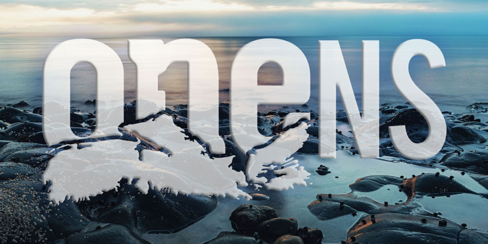 OneNS logo overlaying on image of a Nova Scotian coastline in dusk light.